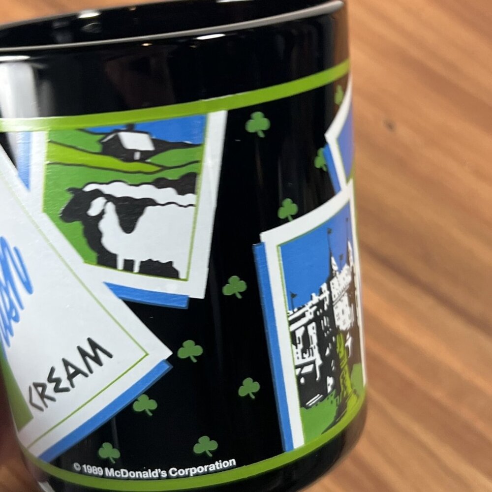 Vintage 1989 McDonald's Irish Cream Coffee Mug Made in France 50 - Picture 11 of 13
